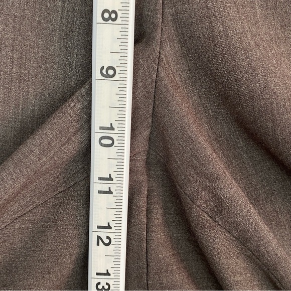 Reitmans Plus Petites Dress Pants Sz  20P Brown Bootcut Pockets - Picture 10 of 12